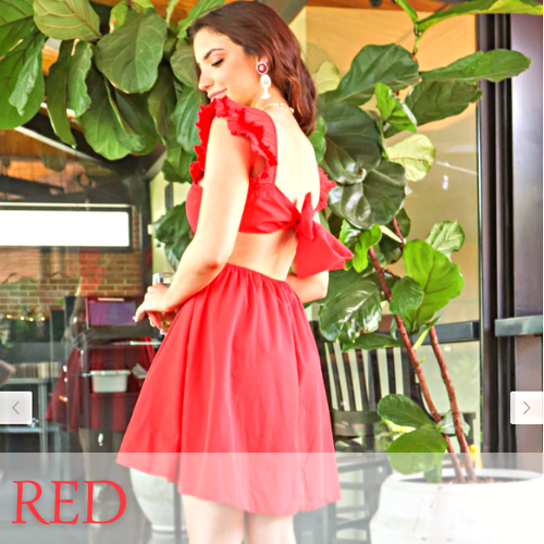 red dress boutique, shop red dresses online, red dresses at blu spero