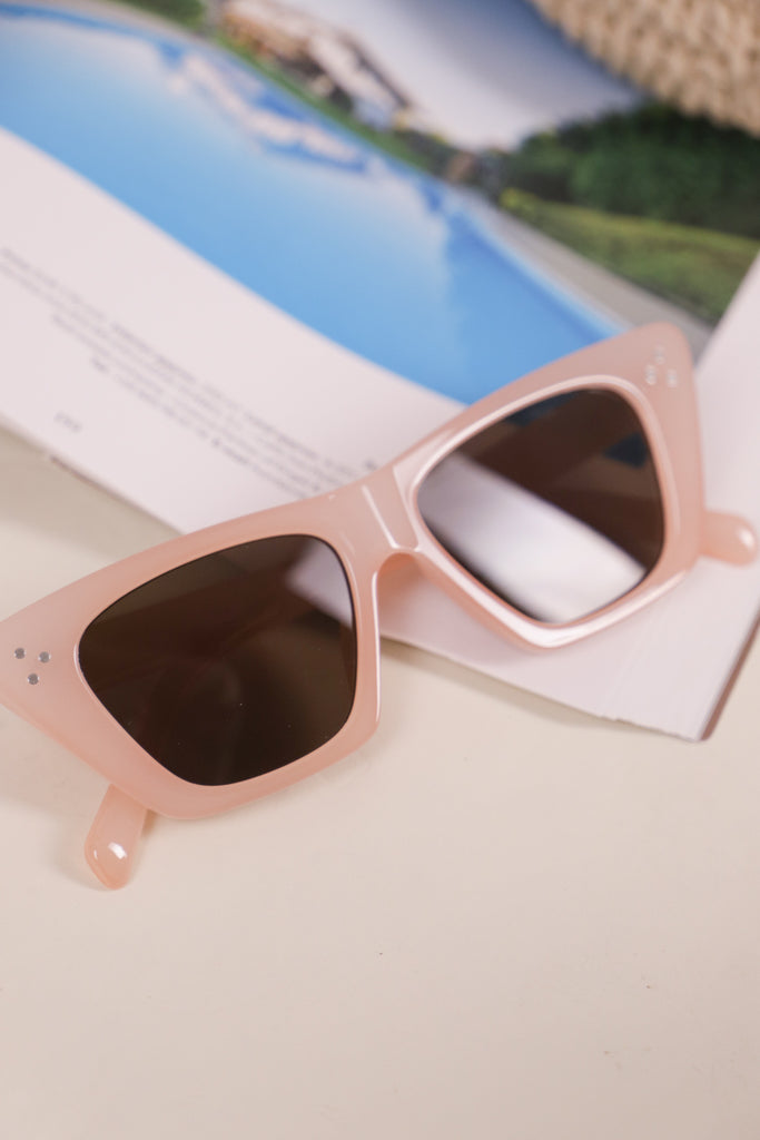 light pink sunglasses 
